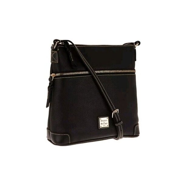 Dooney & Bourke Pebble Leather Crossbody Black/Black Bag